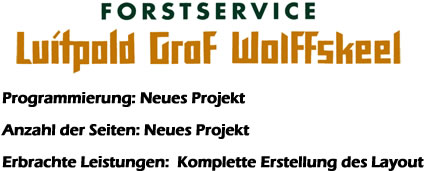  Zur Homepage 'Forstservice Luitpold Graf Wolffskeel'